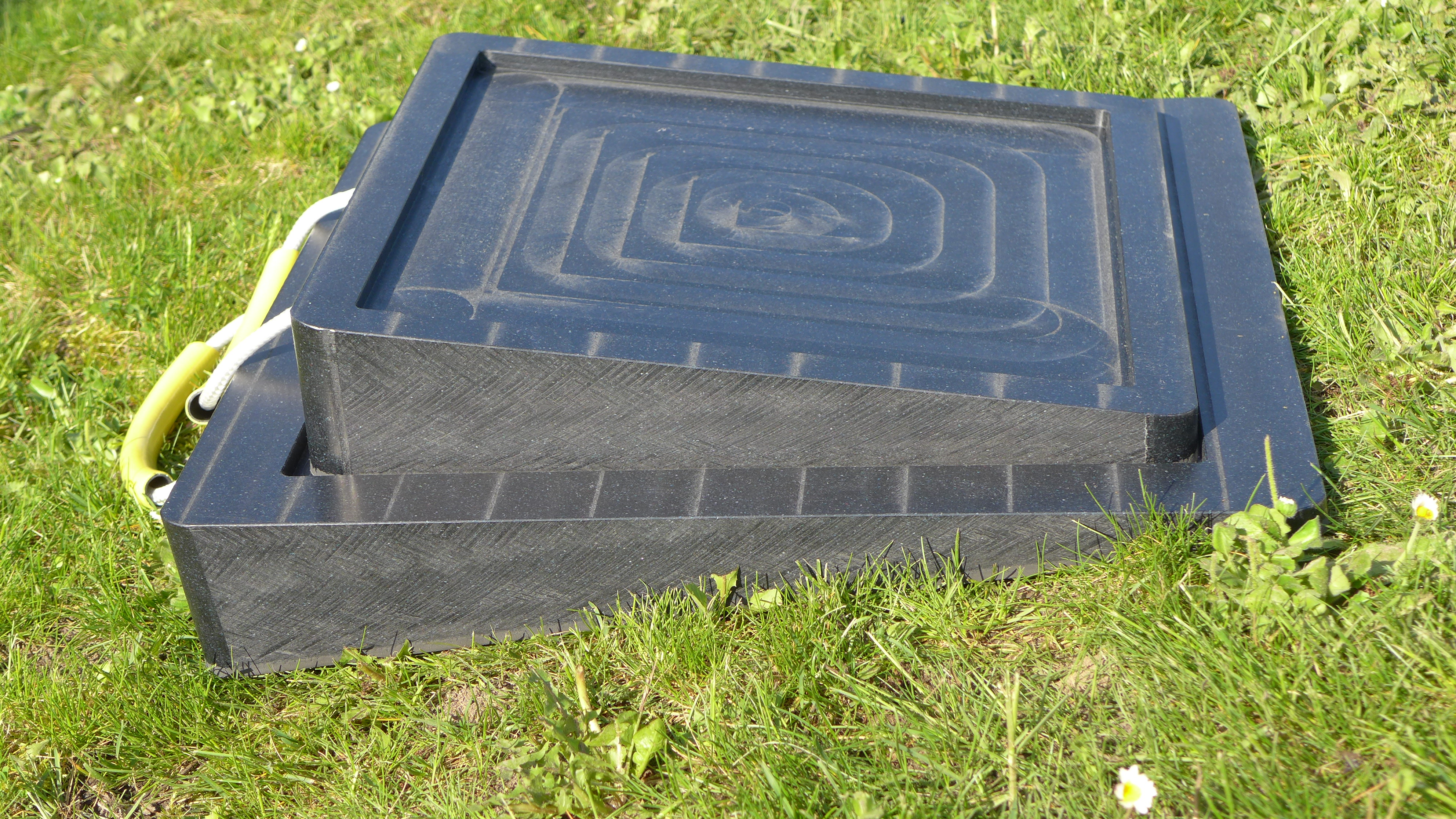 Plaque calage 400 x 400 x 80 7,2kg 10t LODAX