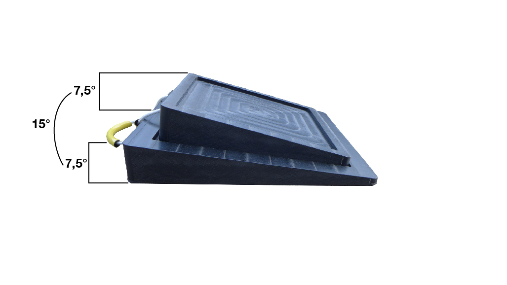 Plaque calage 400 x 400 x 80 7,2kg 10t LODAX