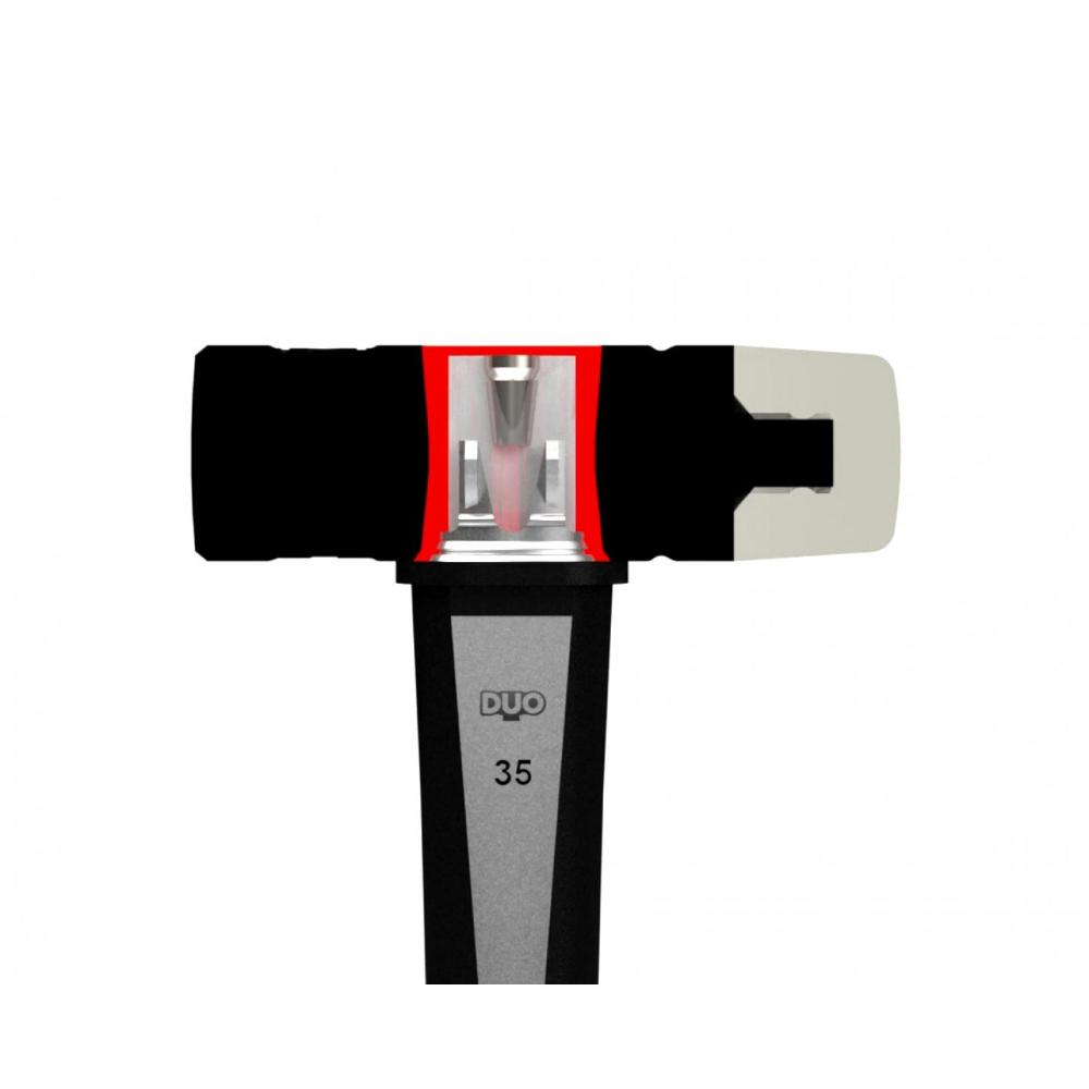MARTEAU DUO ∅35 TPU ROUGE NT - MOB OUTILLAGE - 0390359701