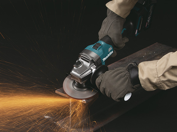 Meuleuse D125 mm 40 V max Li-Ion 4 Ah - MAKITA - GA005GM201