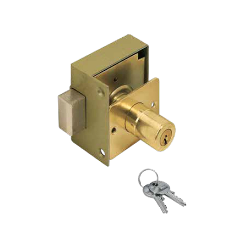 Loquet de cylindre extérieur et à superposer Gauche - Boîte 50x60 mm - mod. 38 - URKO - 7121250