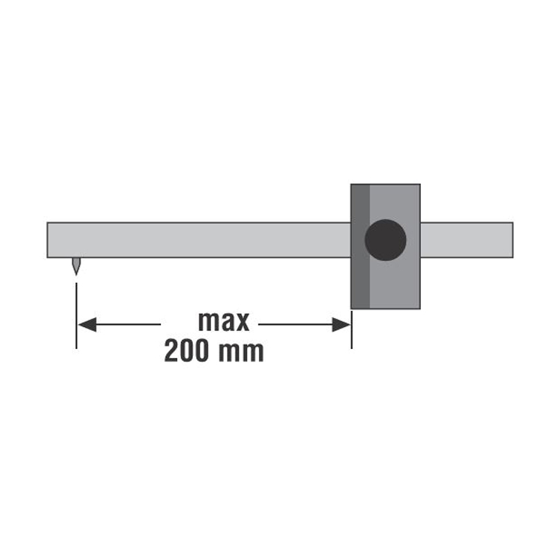 Trusquin Blocage avec vis - mod. 550 - URKO - 4055000