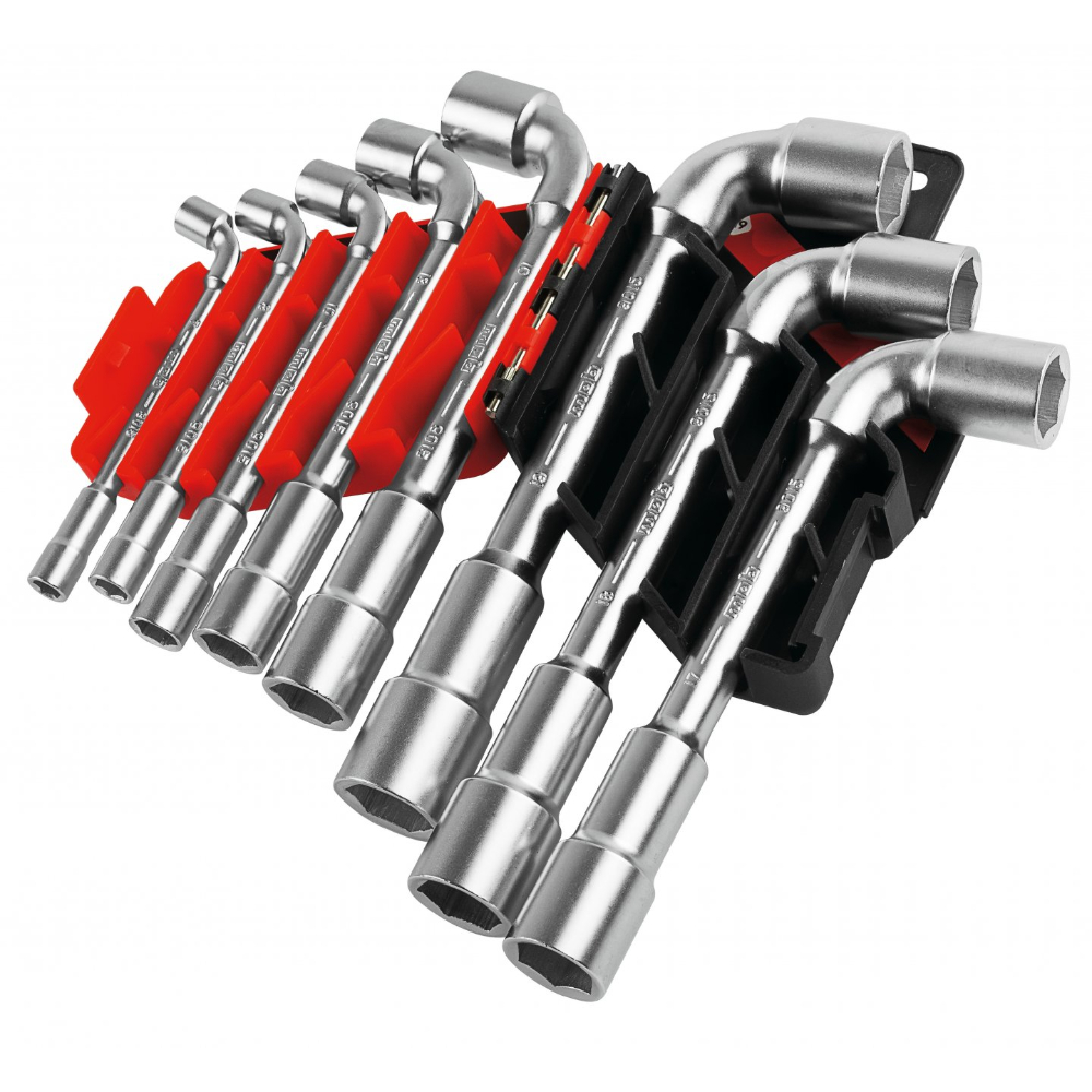 MONTURE 8 CLÉS A PIPES 6X6 (7-8-10-13-16-17-18-19mm) - MOB OUTILLAGE - 9015M08001