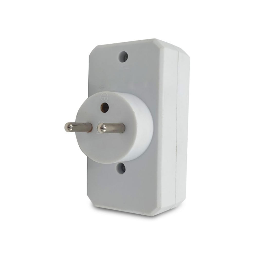 Multiprise 3 prises électriques frontales 16A + 2x6A - VELAMP - ADAT-FR-3