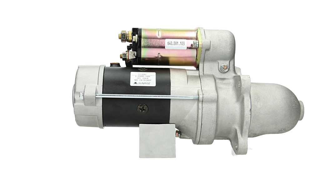 Démarreur Hyster 2.9 kw - Nikko Neuf - 640.539.103.710