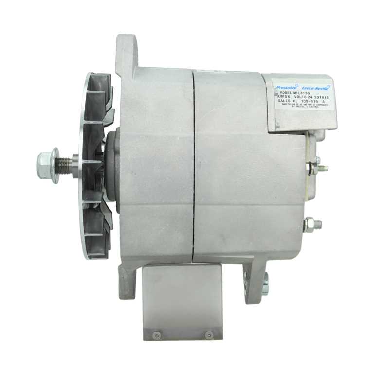 Alternateur Caterpillar 100A - Prestolite Neuf - 646.007.100.380