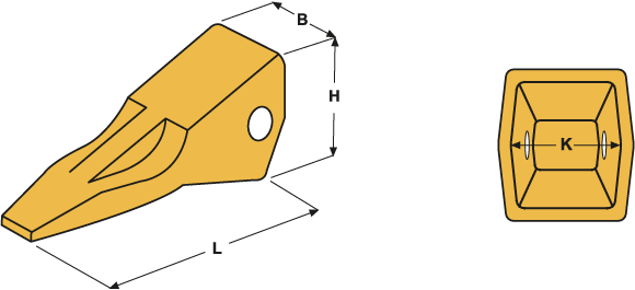 Dents ripper type caterpillar  - E360