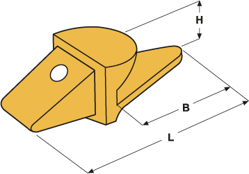 Porte-dents pour minipelle  - E503