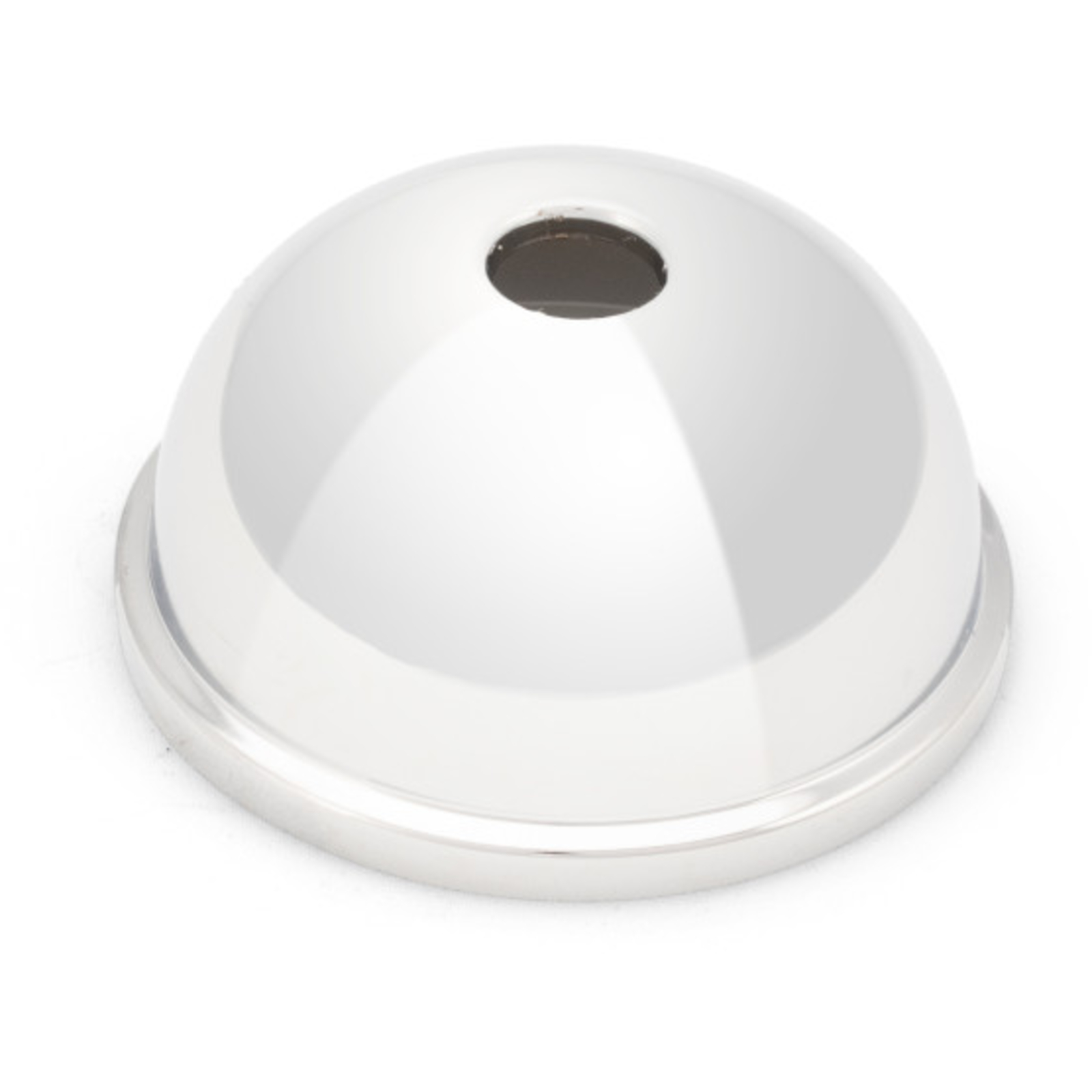 Rosace bombée ATLAS chromée - Diamètre 10 - Lot de  10 SCELL-IT - ROSBO-10