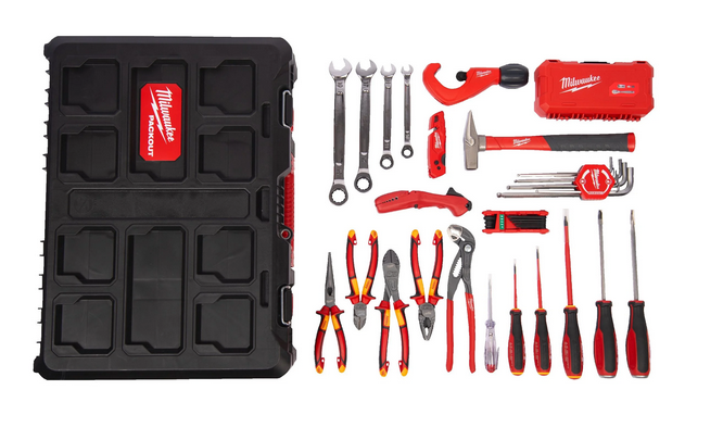 PACKOUT PLOMBIER 74 PIECES MILWAUKEE TROLLEY ET EPI