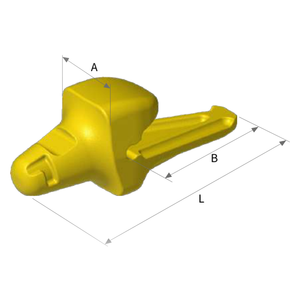 Porte dent pour mini pelle gamme GOLD E901 - ESTI