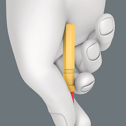 Assortiment de tournevis VDE avec 18 lames isolées interchangeables Wera Kraftform Kompakt - 05006613001