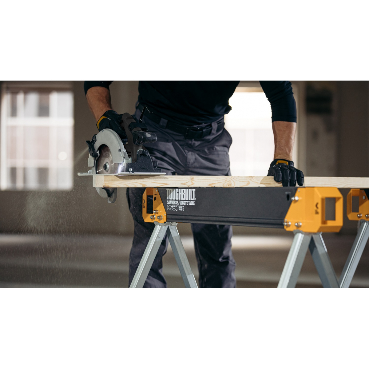 Pack de 2 tréteaux-table de chantier Toughbuilt - TBC5502