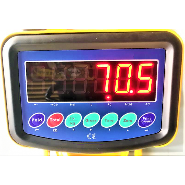 TRANSPALETTE PESEUR CMU 2,5 T LEVAC FOURCHE 115 CM 6140P-2