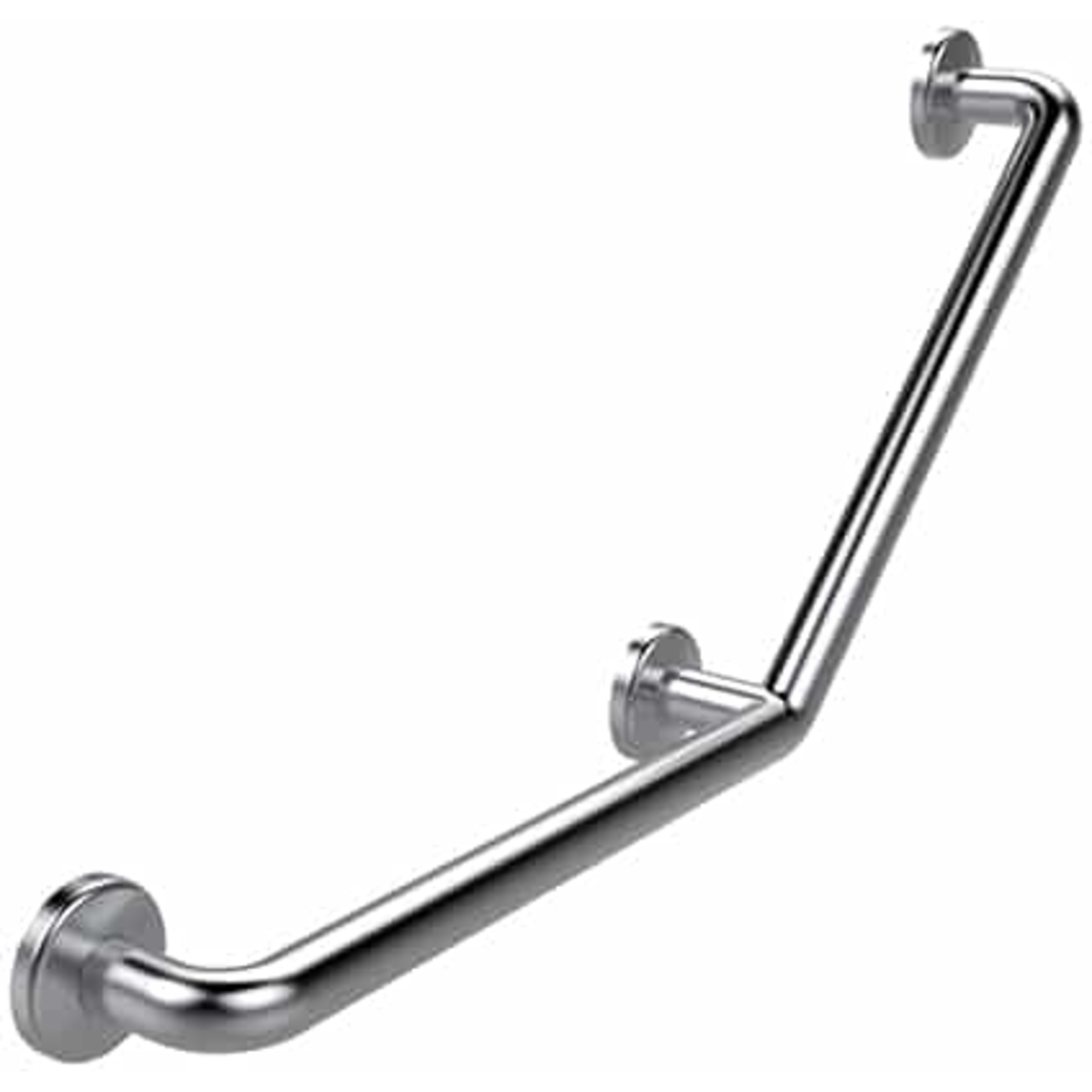 Barre relevable ø34 mm 850 mm aluminium blanc ABS antibactérien sans béquille PRESTO - 60812