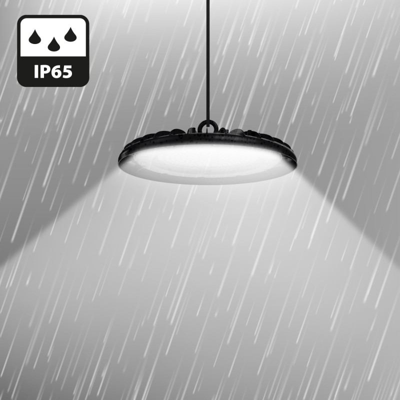 Luminaire LED pour grande hauteur 150W aluminium WELLS - VELAMP - IS790-4000K