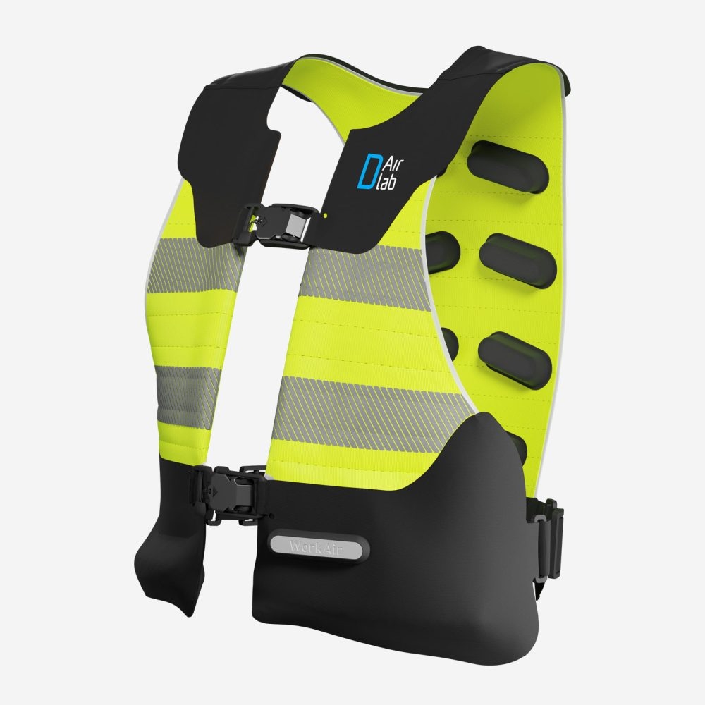 Gilet AirBag WorkAir Original Fluo-Jaune D-Air Lab 1D1000-M03