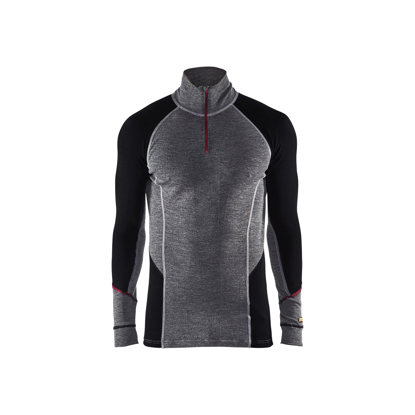 Haut de sous-vêtements col camionneur en laine merinos XWARM BLAKLADER - 4699
