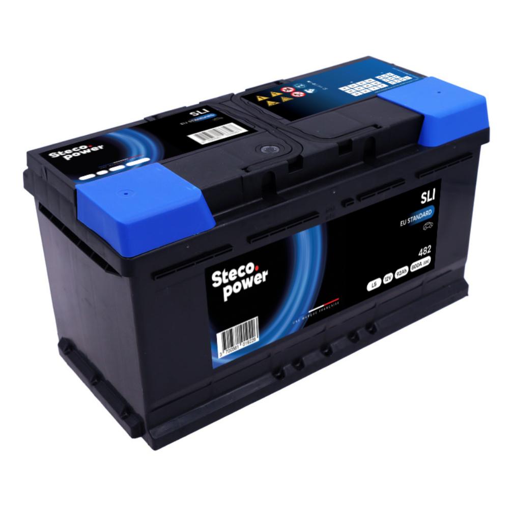Batterie 12V 92Ah 800A 353x175x190 mm stecopower - 482