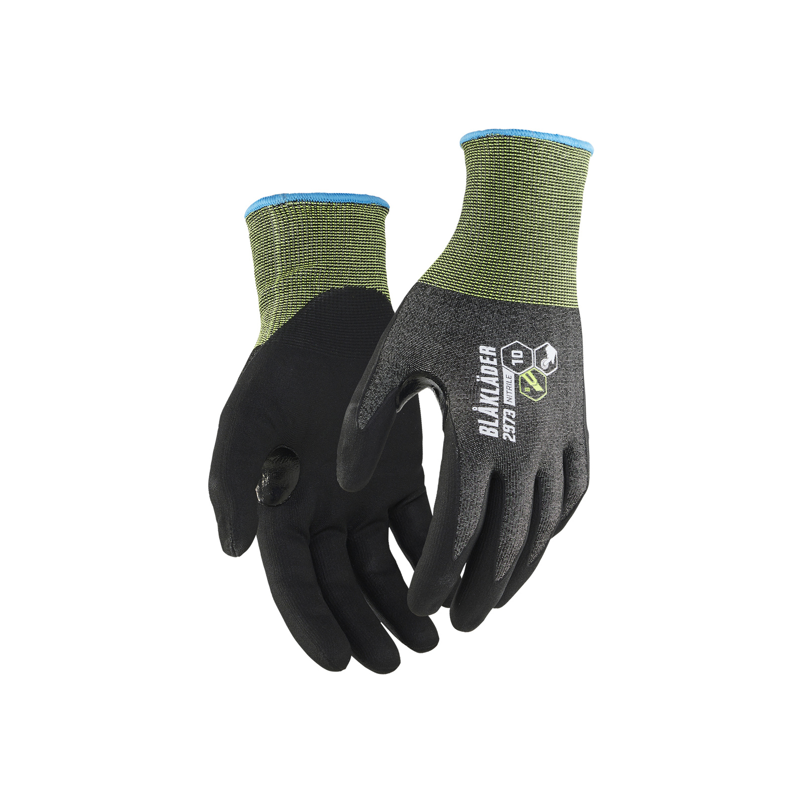 Gants de travail enduits de nitrile résistants à la coupure niveau B BLAKLADER - 2973