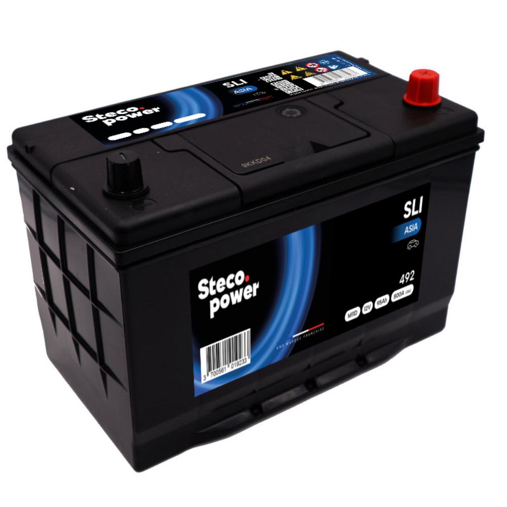 Batterie 12V 95Ah 800A 303x175x227 stecopower - 492