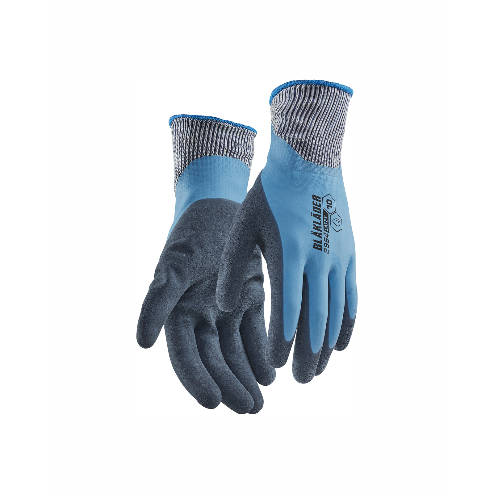 Gants de travail enduits en latex imperméable BLAKLADER - 2964