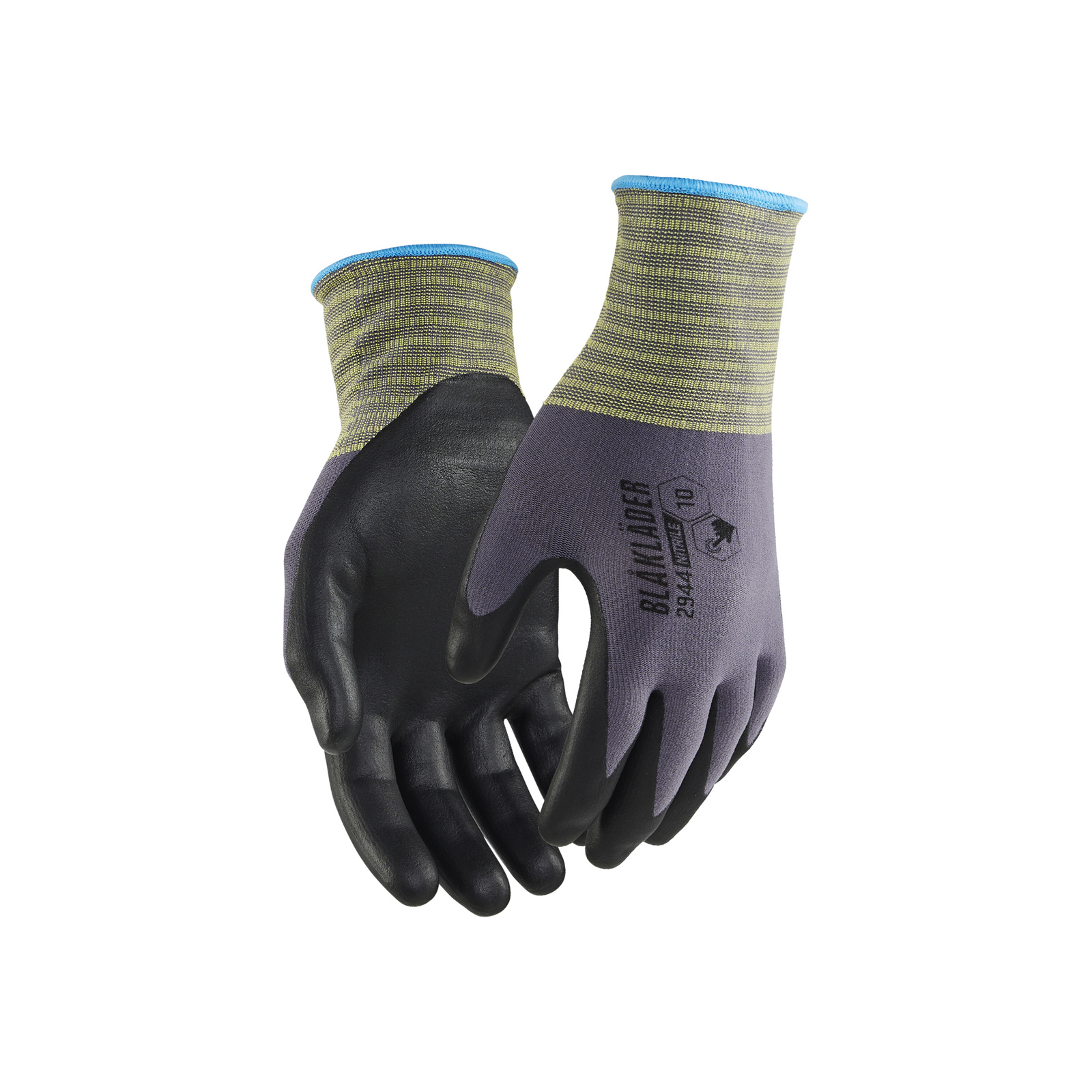 Gants de travail tactiles enduits en nitrile microporeux BLAKLADER - 2944