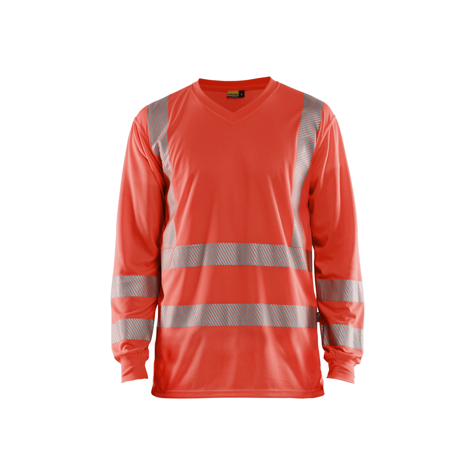 T-shirt à manches longues col V haute-visibilité anti-UV polyester BLAKLADER - 3385