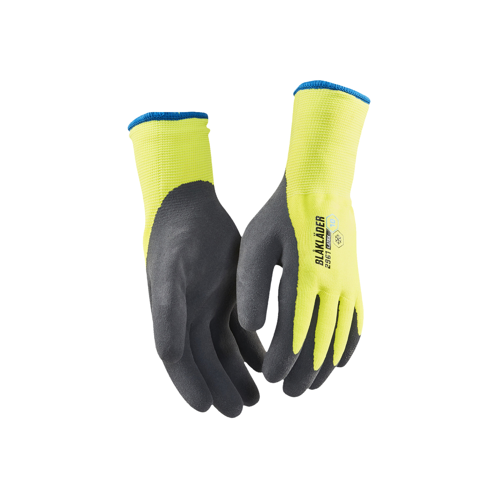 Gants de travail doublés imperméables enduits de latex BLAKLADER - 2961