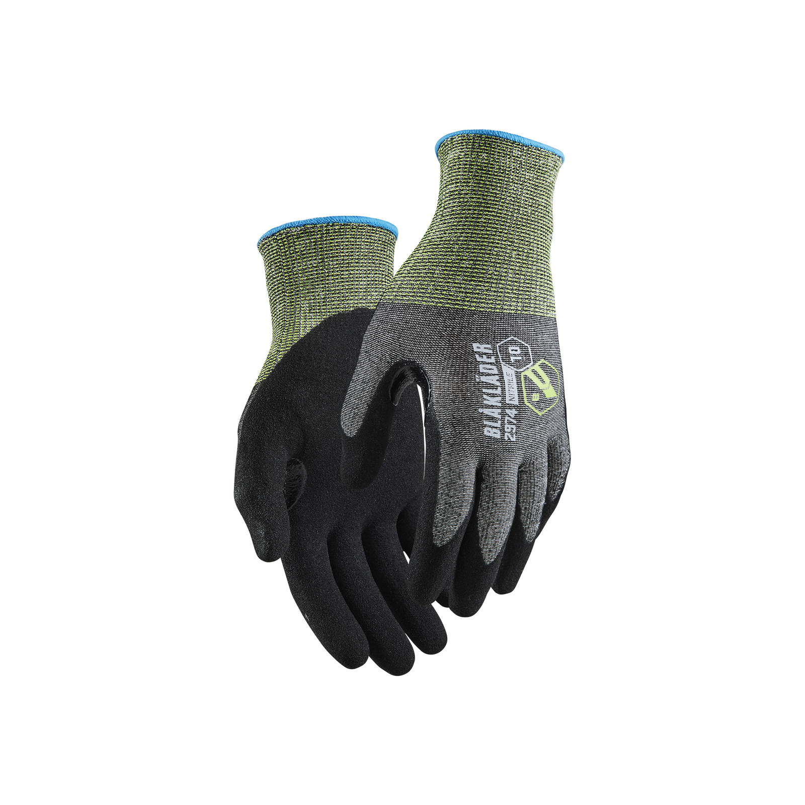 Gants de travail enduits de nitrile résistants à la coupure niveau B BLAKLADER - 2974