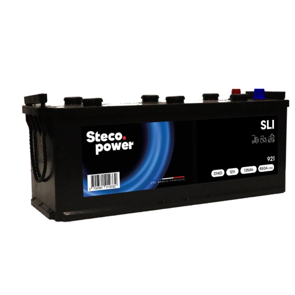 Batterie 12V 135Ah 850A 509x175x208 mm heavy duty stecopower - 921