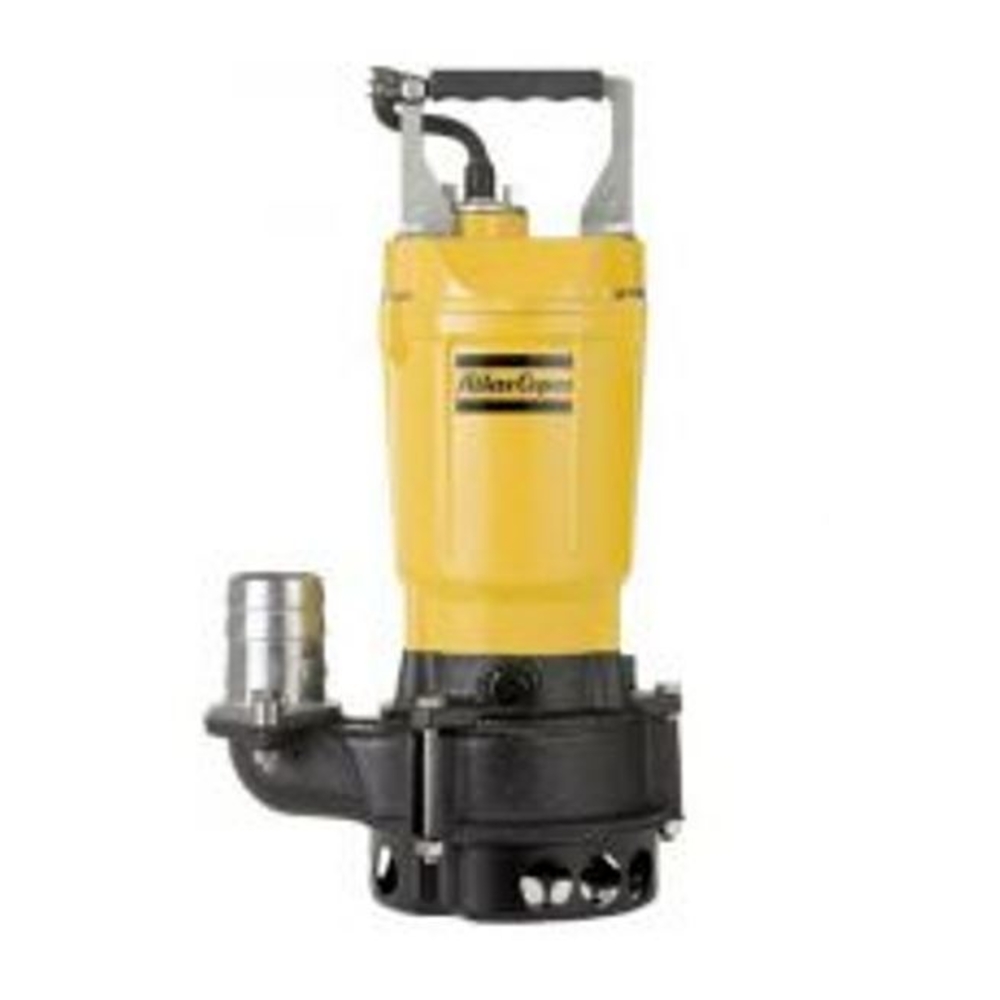 Pompe électrique immergée WEDA 08S - sable et boue 19M3/H refoulement 13m, granulométrie 25 mm - ATLAS COPCO - 8162161500