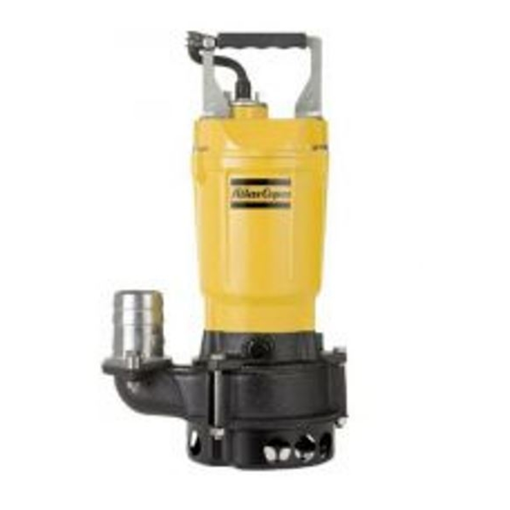 POMPE ELECTRIQUE IMMERGE WEDA S04N EAUX CHARGEES & BOUES 7.2M3/H REFOULEMENT 10.5M GRANULOMETRIE 25MM ATLAS