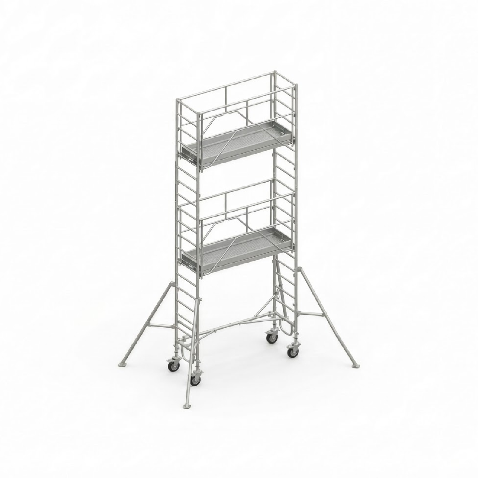 Échafaudage roulant acier galva ALTEAM 45 200 plancher 6 m ALTRAD ALT45-200-06-AC
