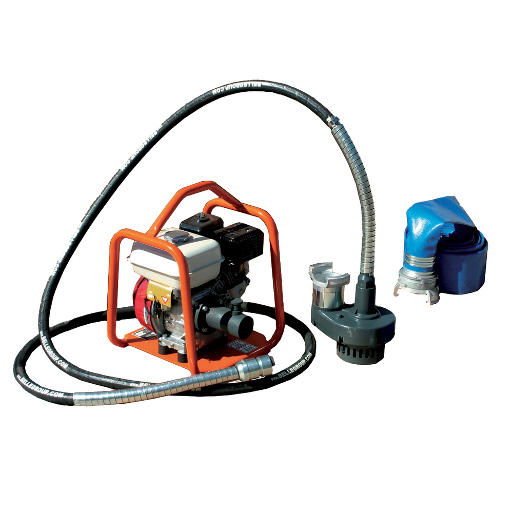 Pompe à câble ALTRAD submersible 70 m3/h avec gaine 5 m monté sur groupe moteur BGA - B1659047C