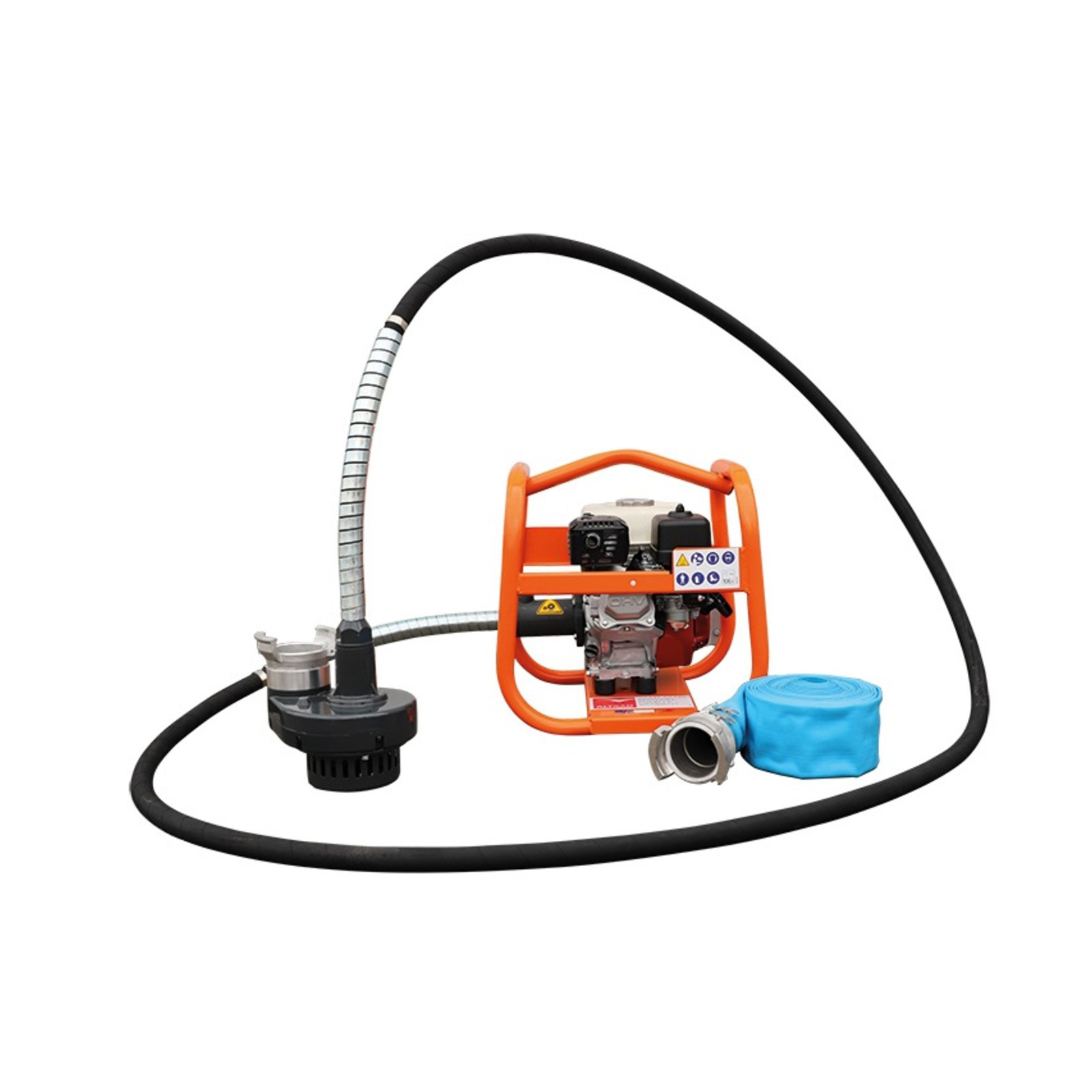Pompe à câble complète ALTRAD submersible 70 m3/h avec gaine 5 m monté sur groupe moteur BGA B1659047C