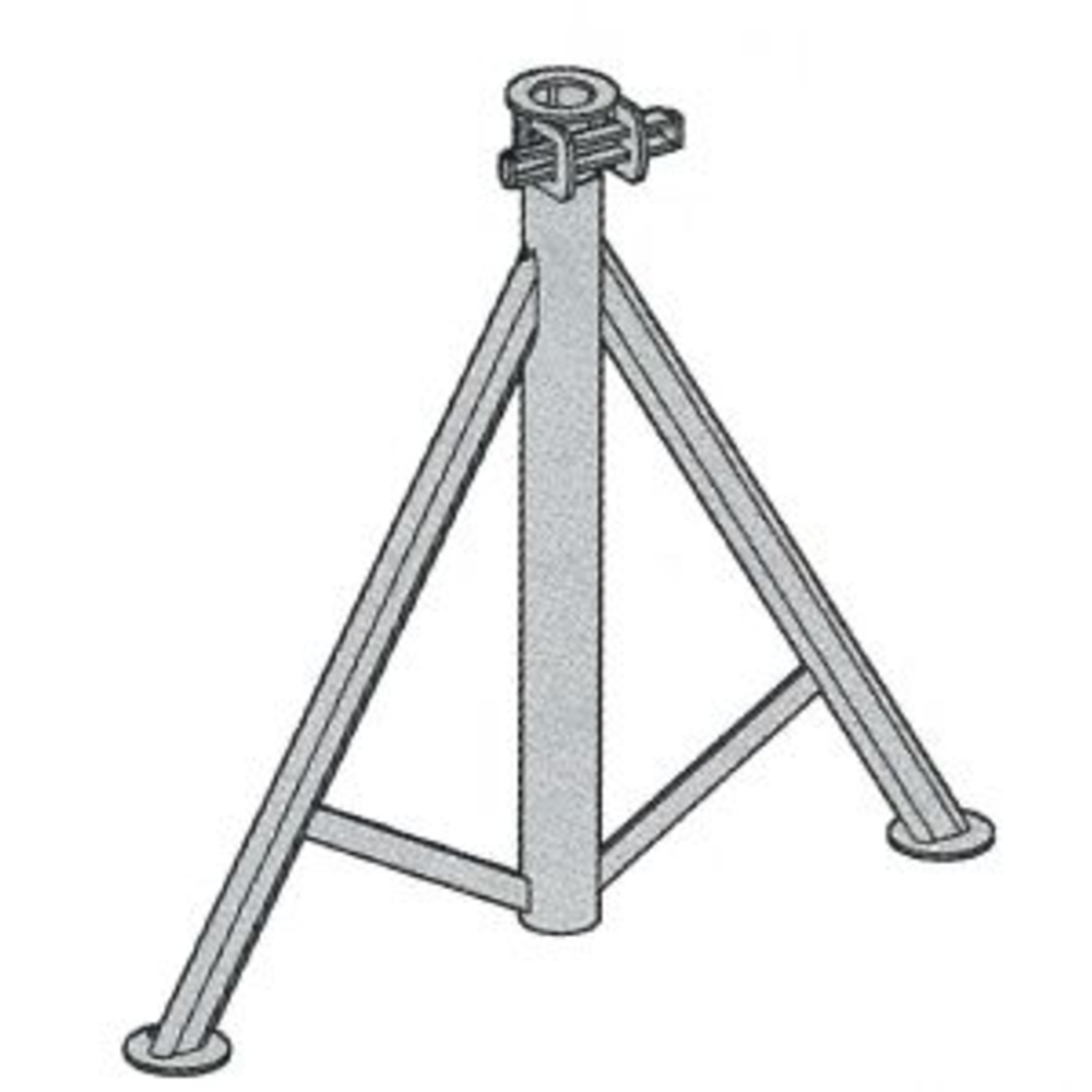 PIED FIXE ALTRAD GALVANISÉ HAUTEUR 300 MM VITO 49 -J01929