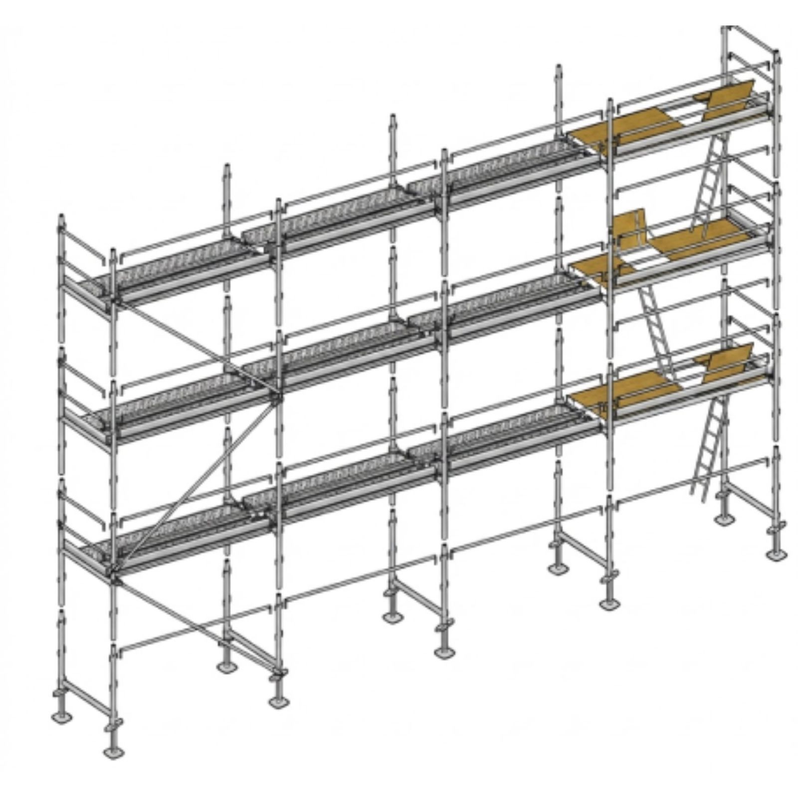 Lot plancher acier 104 m² Altrad L45-104-LI