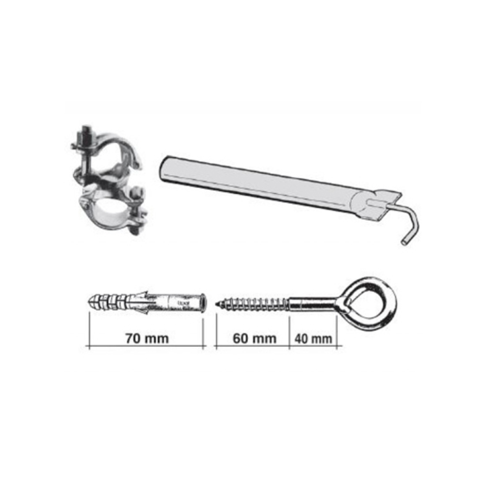 LOT ALTRAD DE 5 AMARRAGES COMPLET - LOT004B