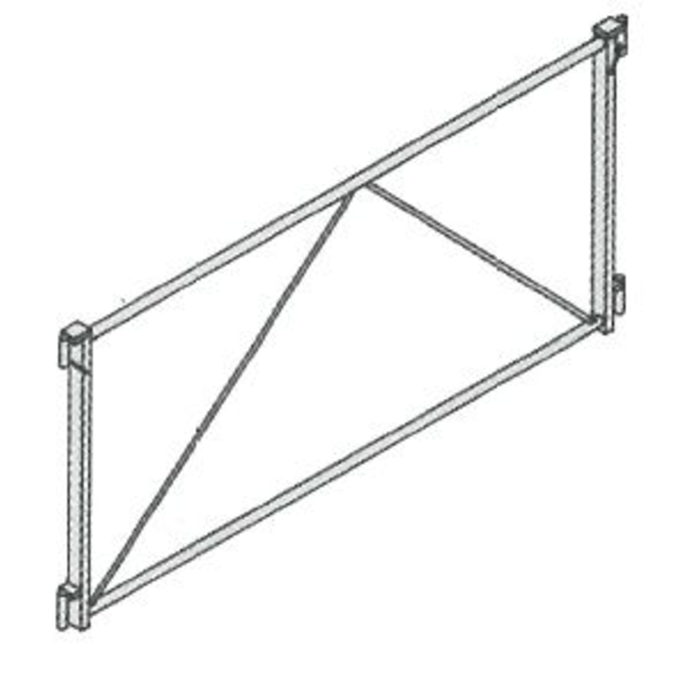 GARDE CORPS ALTRAD STANDARD AVEC BASCULEUR 1,50 M