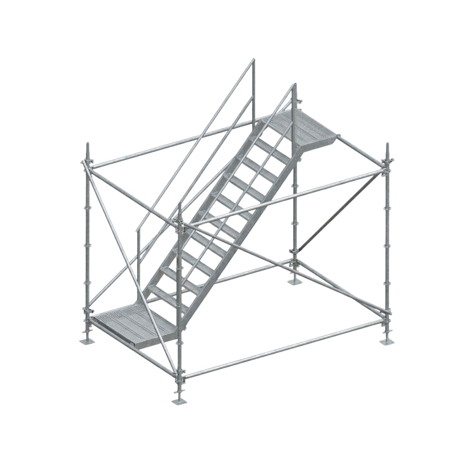 Tour escalier 3x2 m niveau départ pour échafaudage Multivit+ ALTRAD N1856