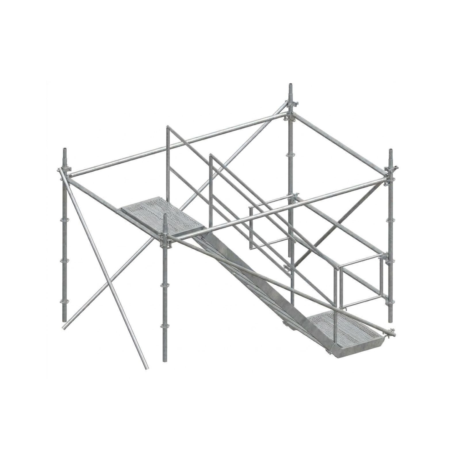 Tour escalier 3x2 m niveau intermédiaire pour échafaudage Multivit+ ALTRAD N1857