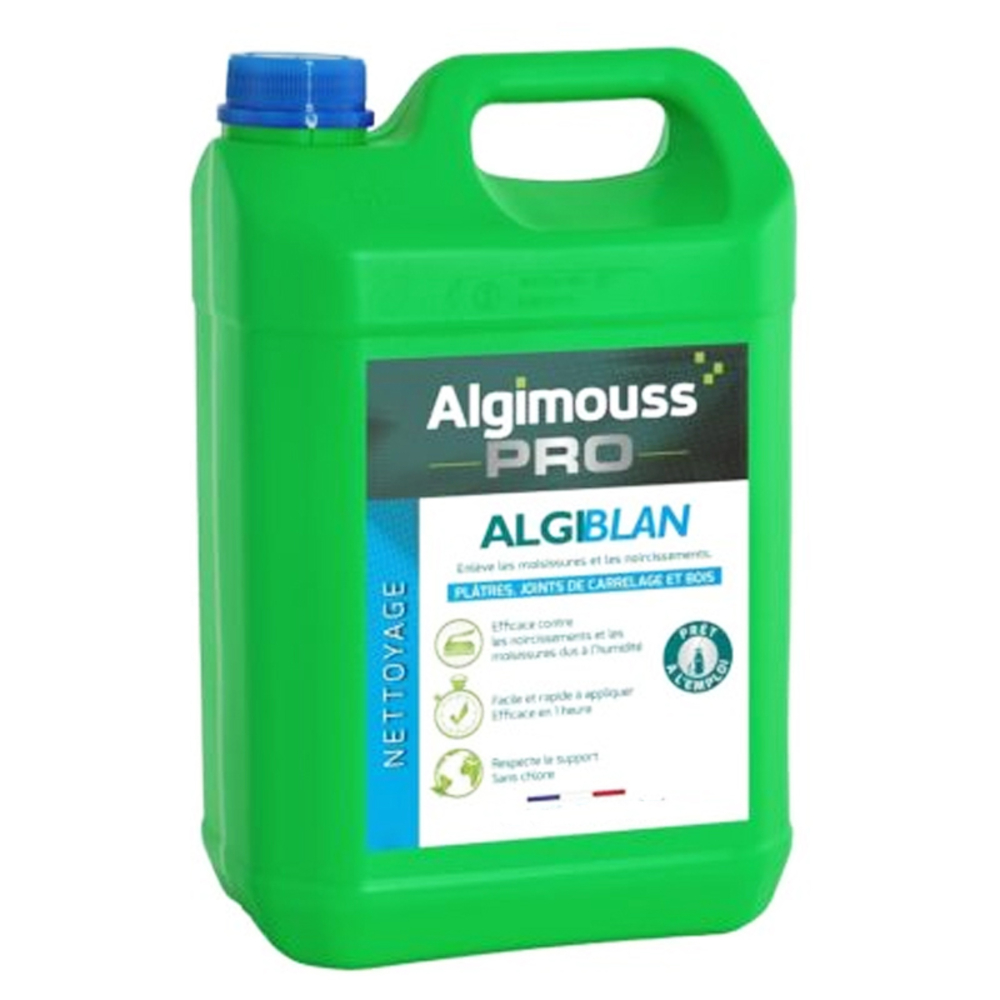 ALGIBLAN - 1 LITRE - Nettoyant bois noircis et moisissures ALGIMOUSS - 002002