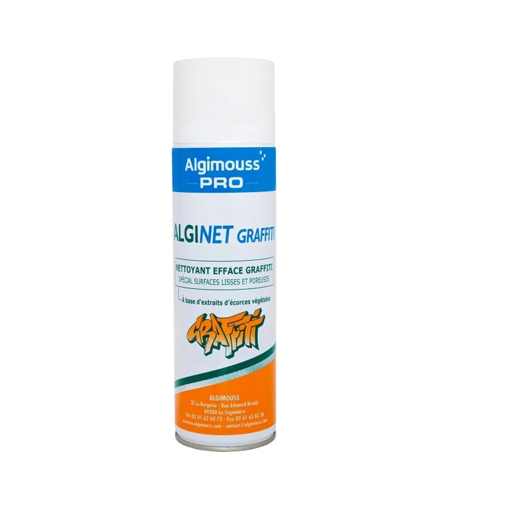 ALGINET GRAFFITI 400 ml - Nettoyant efface graffiti spécial surfaces et supports lisses  - 063001