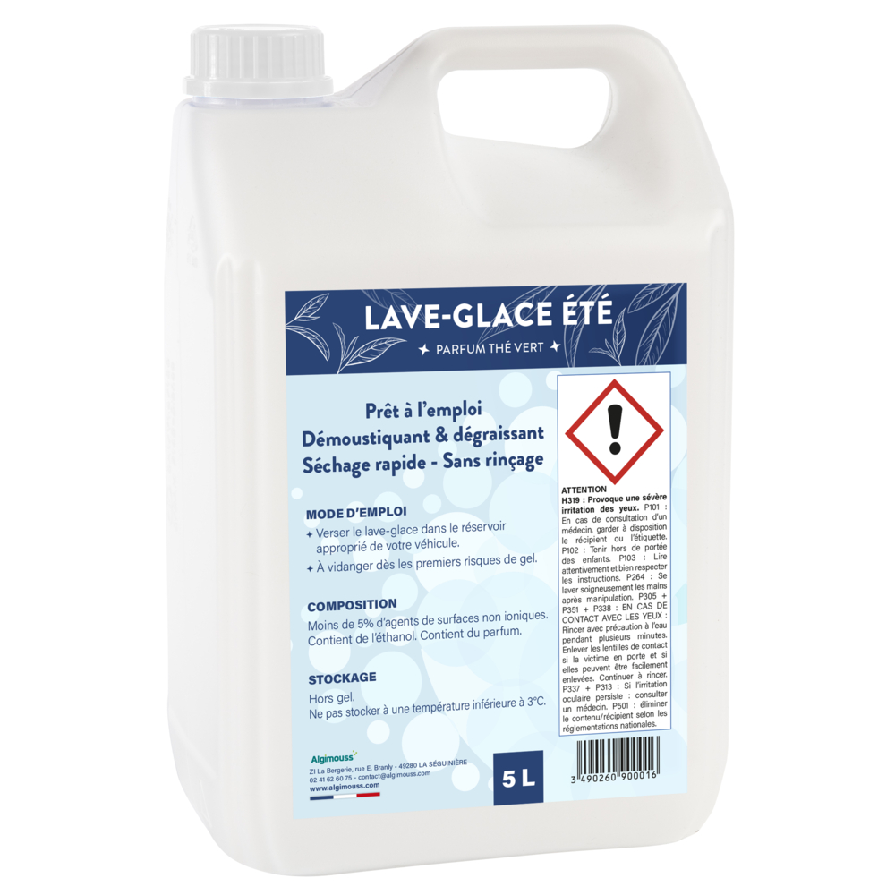 LAVE GLACE ETE 5L DEMOUSTIQUANT DEGRAISSANT 090001