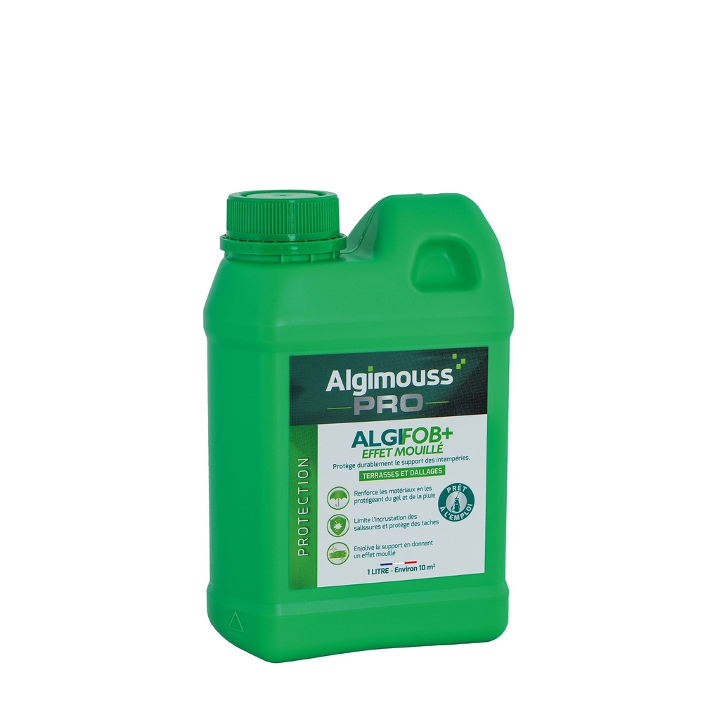 ALGIFOB+ EFFET MOUILLE - 1 L - Imperméabilisant effet mouillé pour dallages ALGIMOUSS - 098001