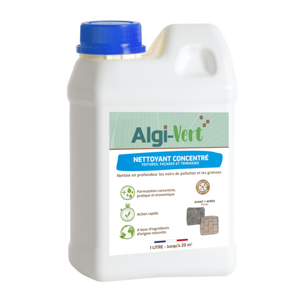 ALGI-VERT NETTOYANT CONCENTRE A DILUER 1 LITRE 195001