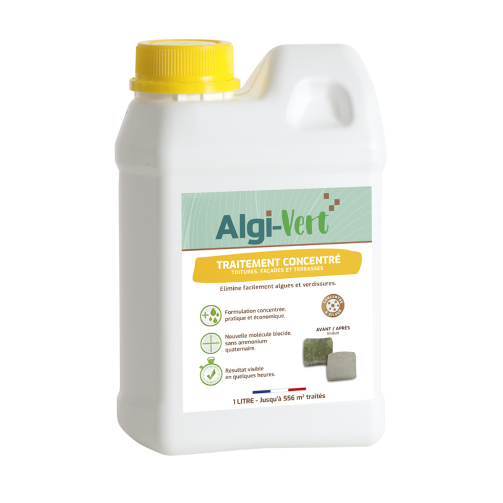 ALGI-VERT TRAITEMENT CONCENTRE A DILUER 1 LITRE 196001