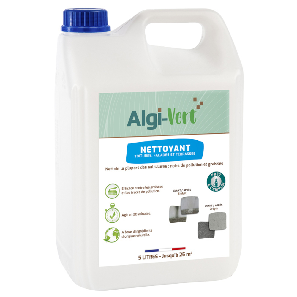 ALGI-VERT NETTOYANT PRÊT A L'EMPLOI 5 LITRES 198001