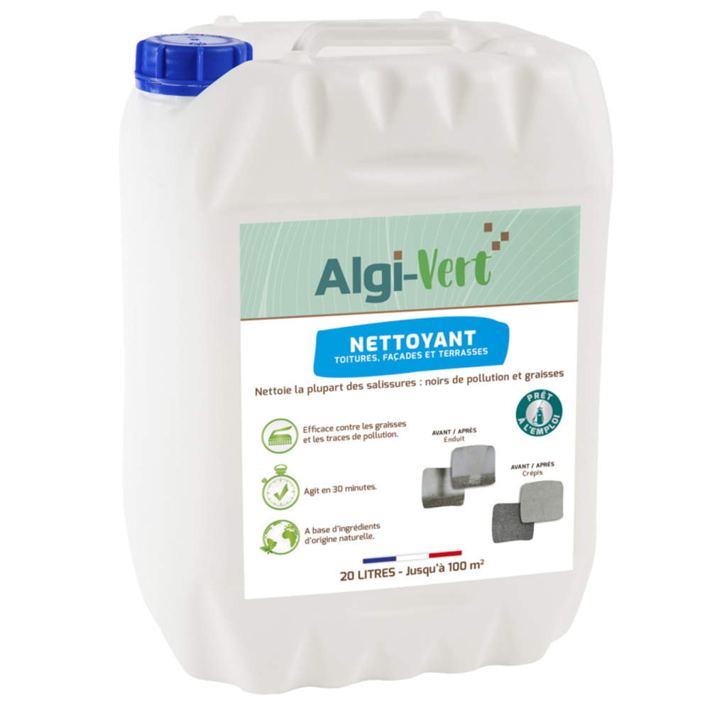 ALGI-VERT NETTOYANT PRÊT A L'EMPLOI 20 LITRES  198002